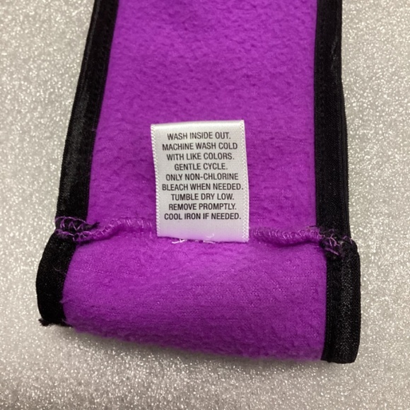 $1 Bundled * Girls Purple Silver Sparkle Fleece Headband * NWOT - Picture 3 of 7